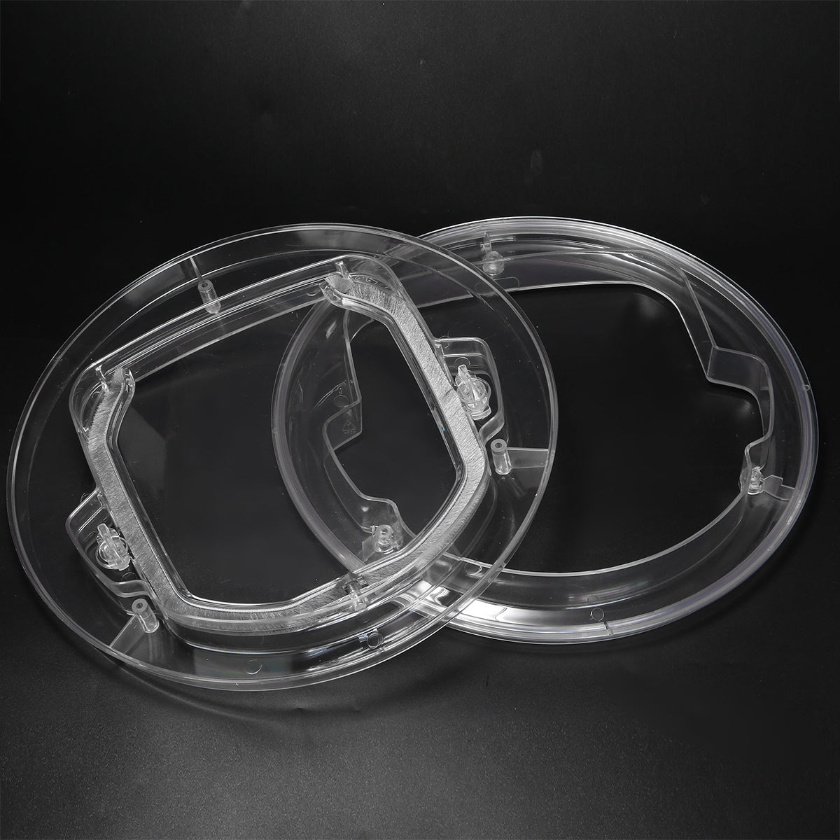 Glass Pet Door for Cats and Dogs - Round Design