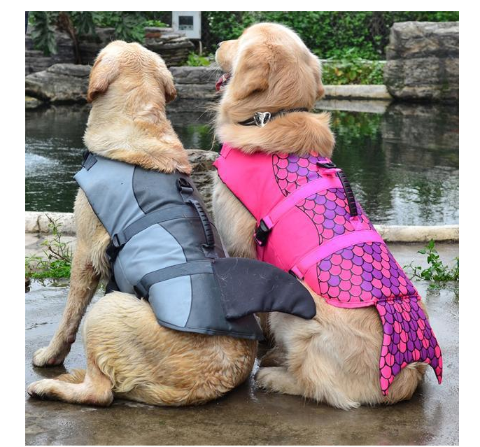 Pet Life Jacket, Swimwear for Mermaid & Clown Fish