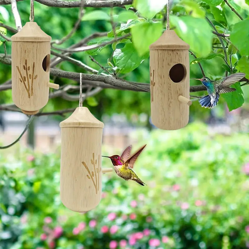 Hummingbird Nest House with Hanging Swing Design