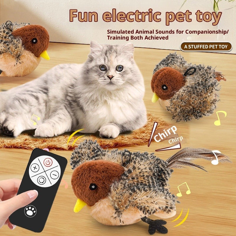 Interactive Magpie Cat Plush Smart Toy