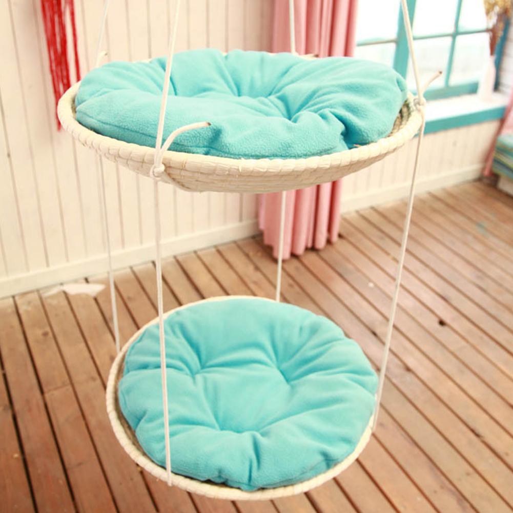 Cat Hammock and Climbing Frame with Cat Bed