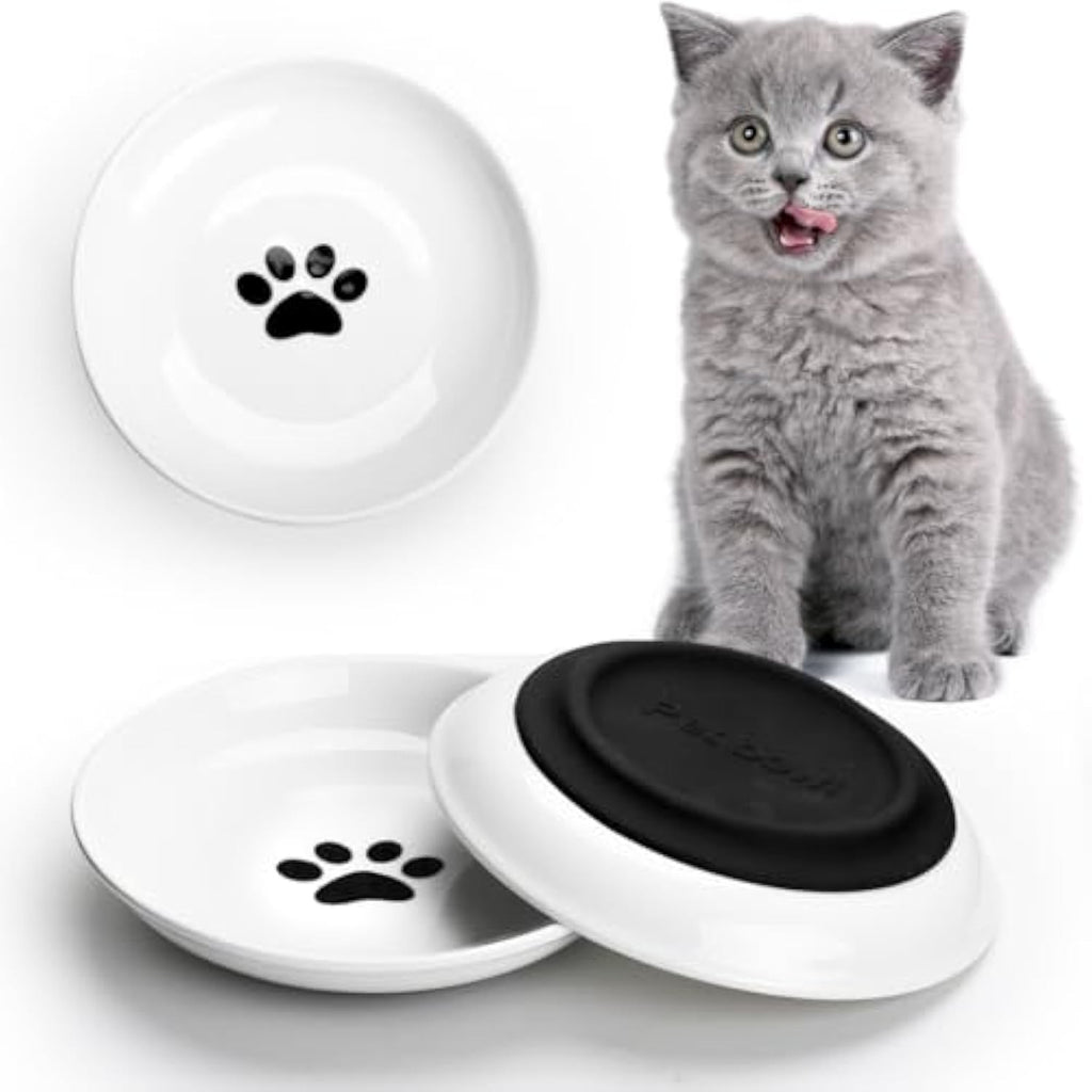 Ceramic Whisker-Friendly Cat Bowl