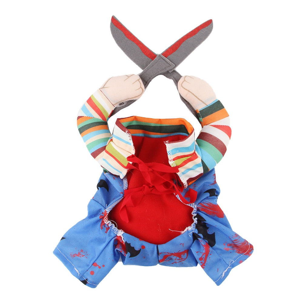 Pet Halloween Costume Scissor Hand Outfit
