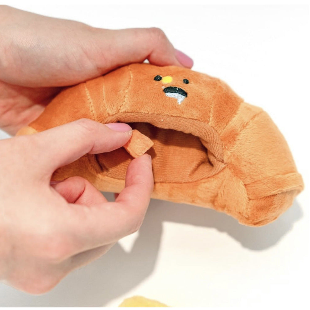 Korean Style Ins Horn Bag Pet Squeaky Plush Toy