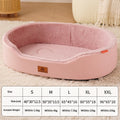 Universal Medium Dog Bed with Removable Leather Liner