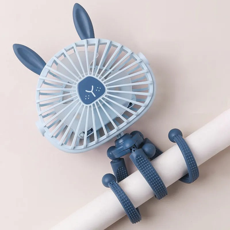 500mAh USB Rechargeable Mini Stroller Fan