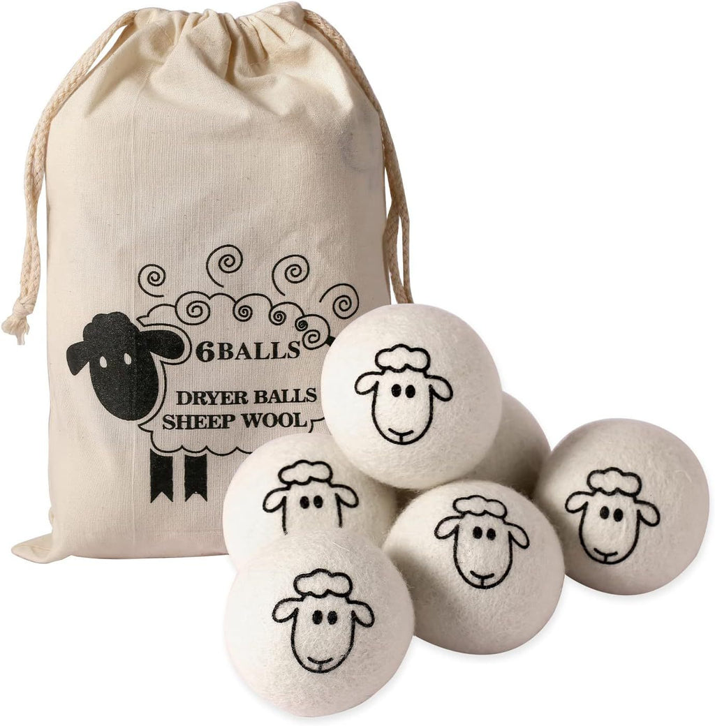 Wool Dryer Balls 6-7cm for Laundry Static Reduction
