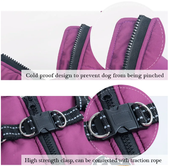 Reflective Waterproof Winter Dog Coat