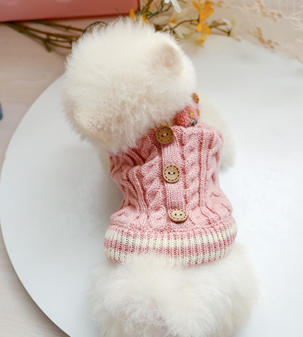 Autumn Winter Sweater for Pets: Dogs and Cats
