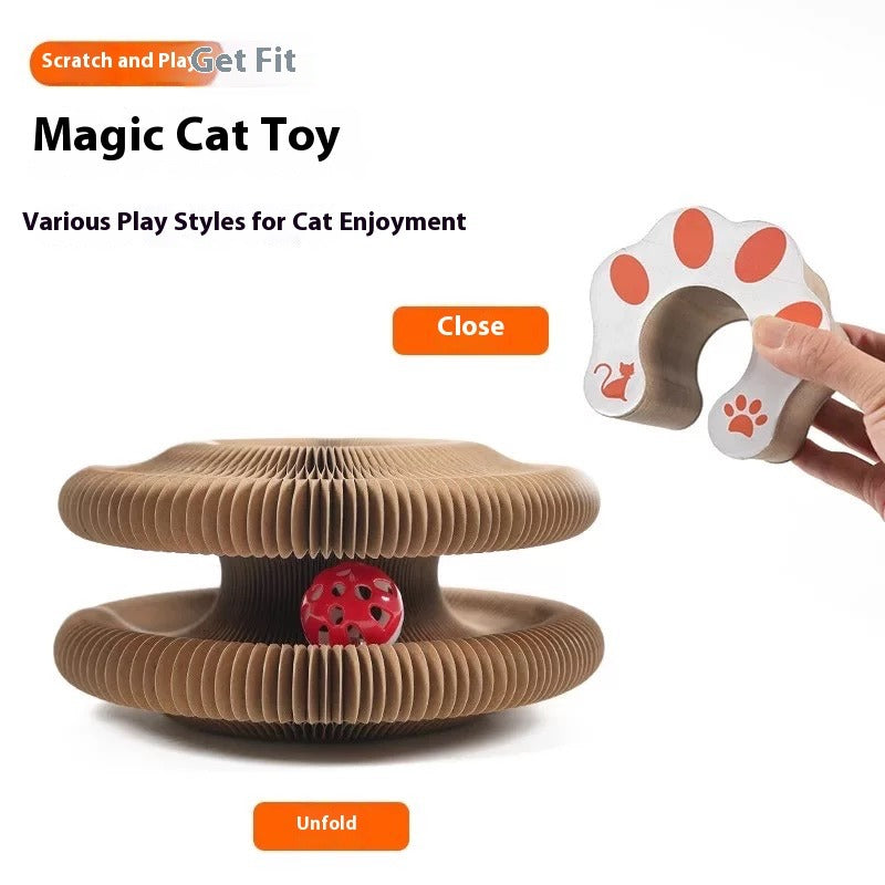 Foldable Cat Scratcher Toy