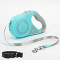 Retractable LED Dog Leash with Collar