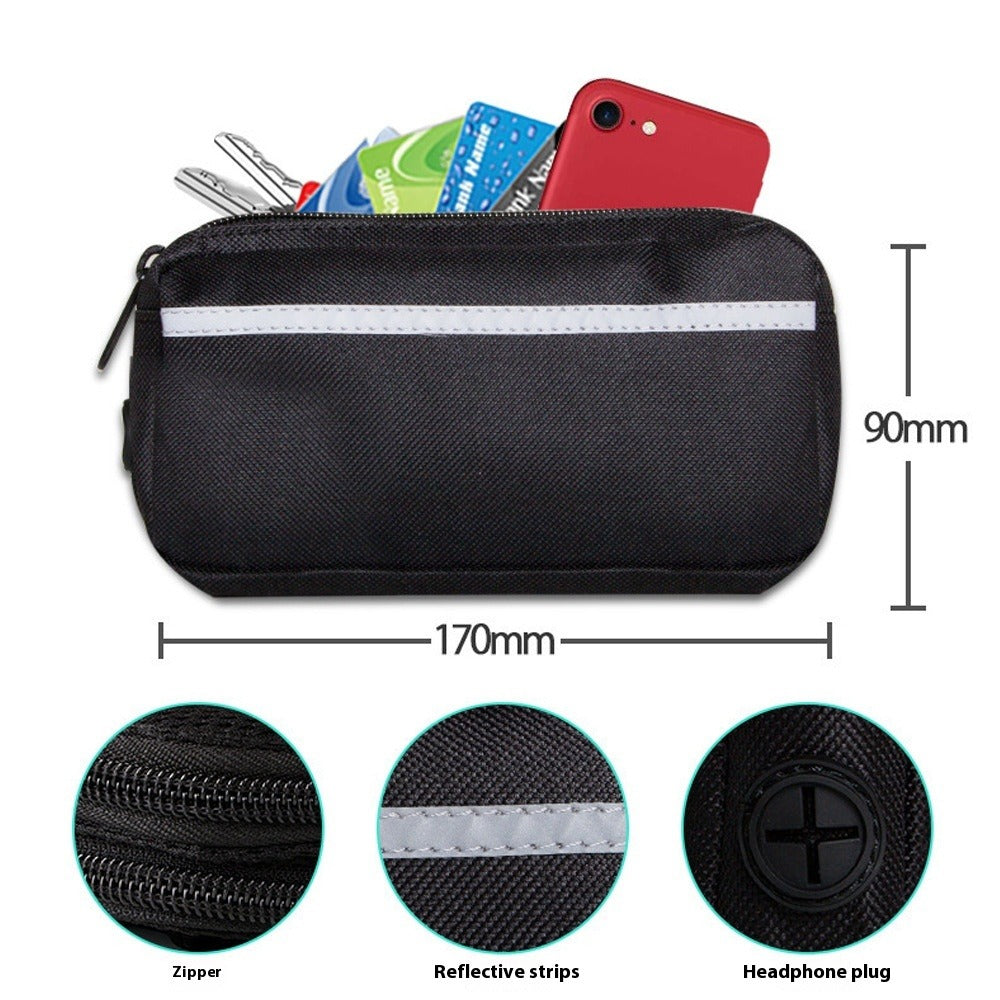 Hands-Free Reflective Nylon Retractable Dog Leash