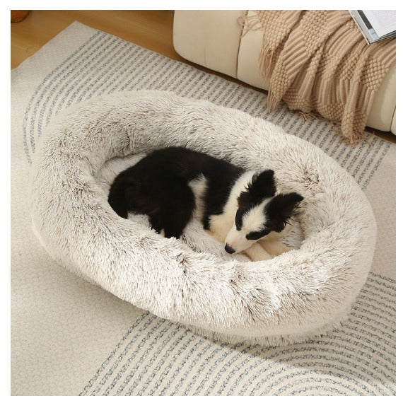 Plush Winter Warm Large Pet Bed