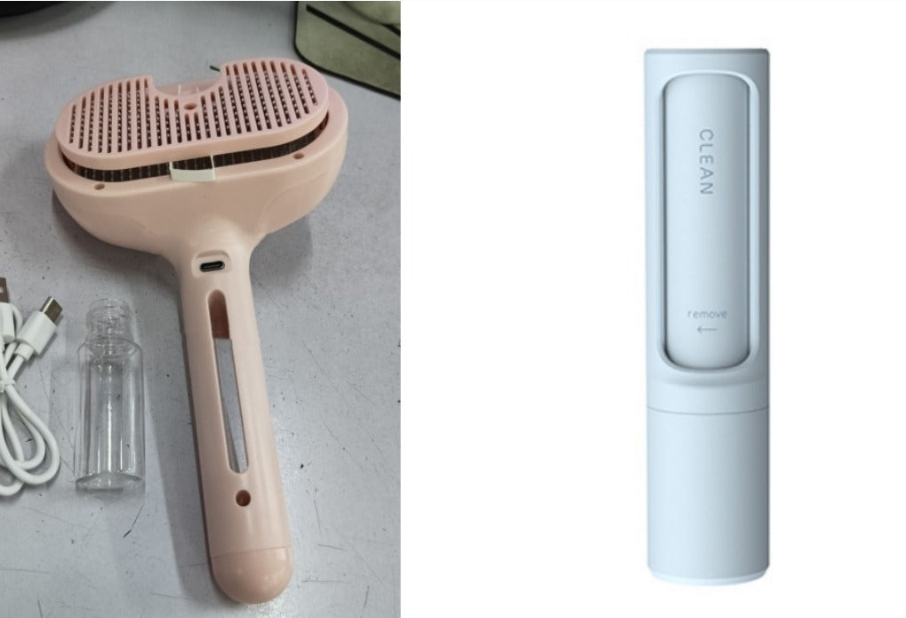 Self-Cleaning Mist Spray Pet Grooming Brush