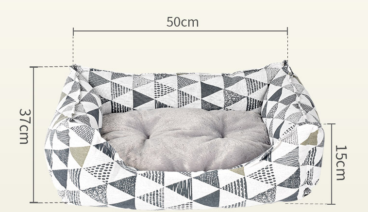 Warm Pet Bed for Dogs and Cats - Autumn/Winter Design