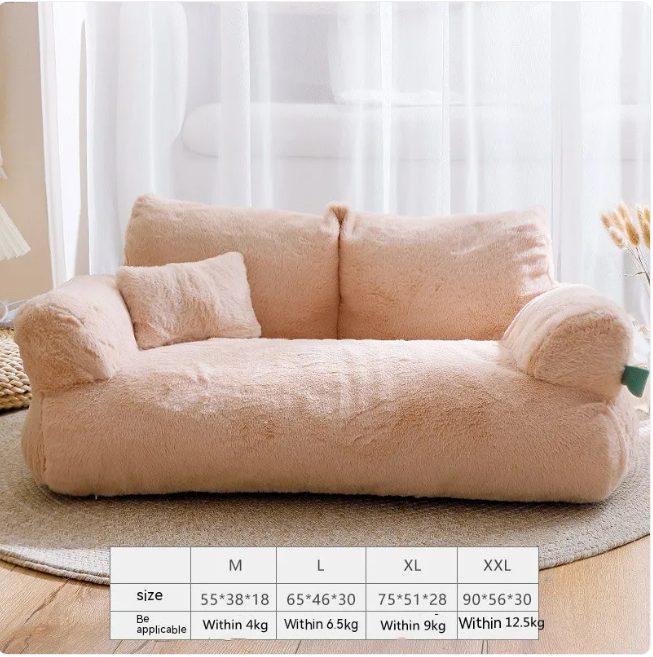Flannel Warm Large Cat Sofa Pet Kennel