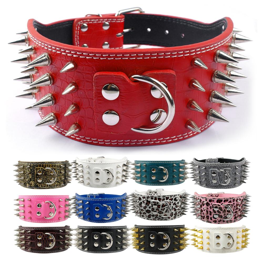 New Sharp Spiked Collar for Large Dogs (Golden Retriever)