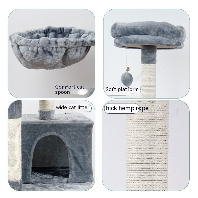 Modern Wooden Cat Tree