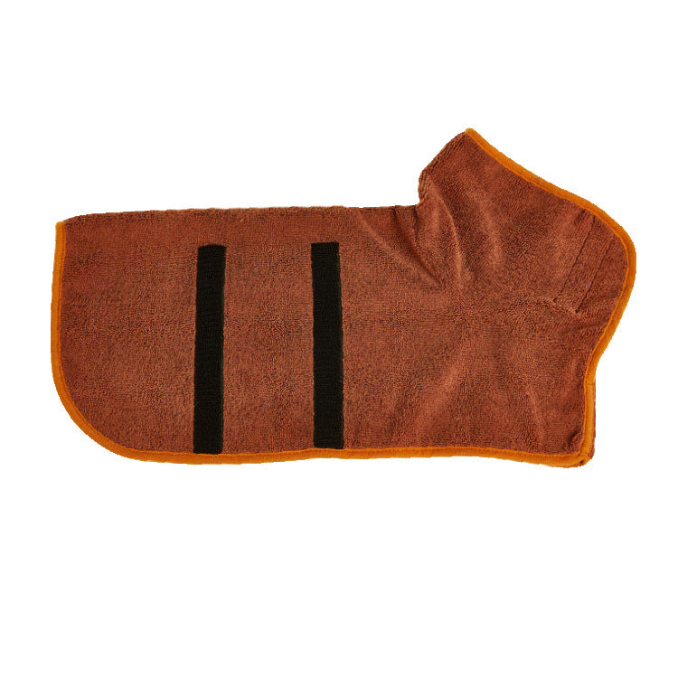 Microfiber Quick-Dry Pet Bathrobe for Dogs
