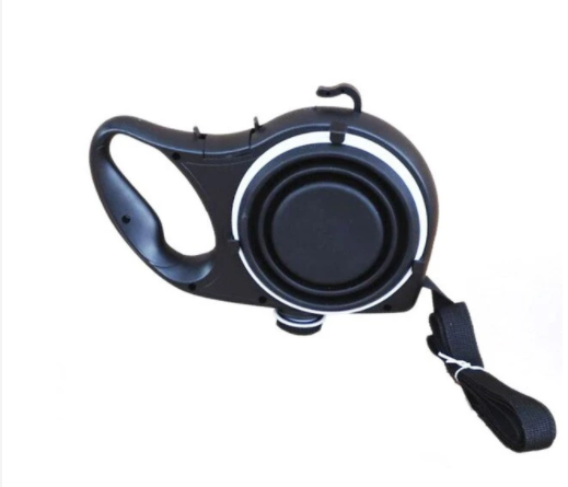 Essential Leash with Built-in Water Bottle for Pets