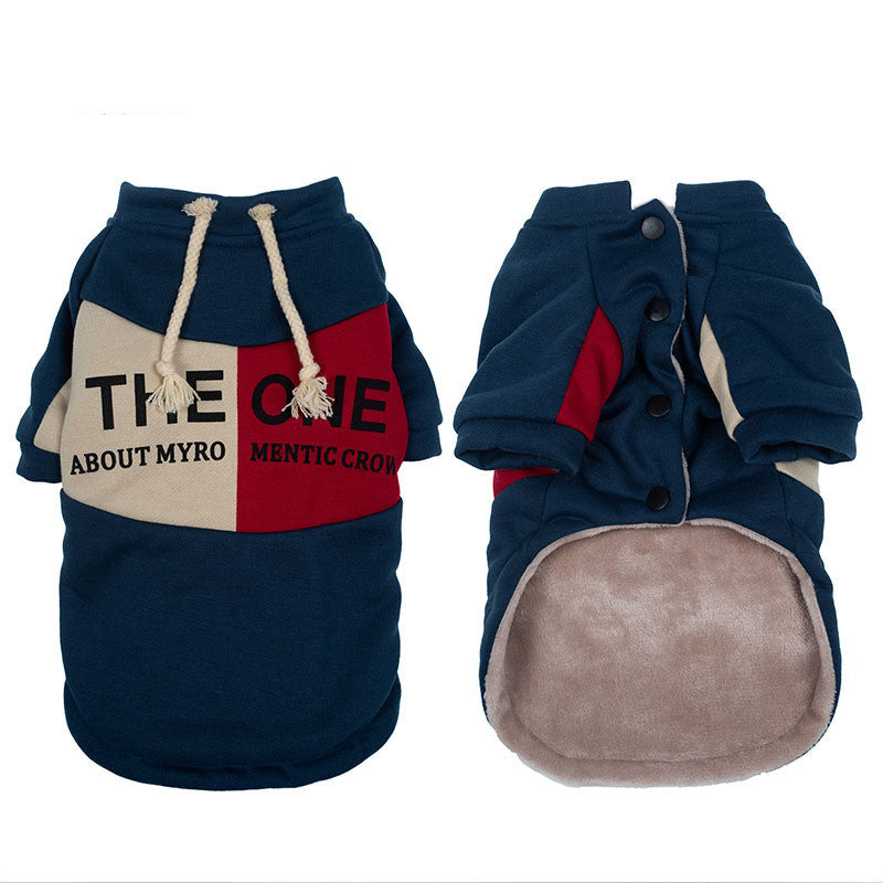 Teddy Bichon Small Dog Two-Legged Sweater for Winter