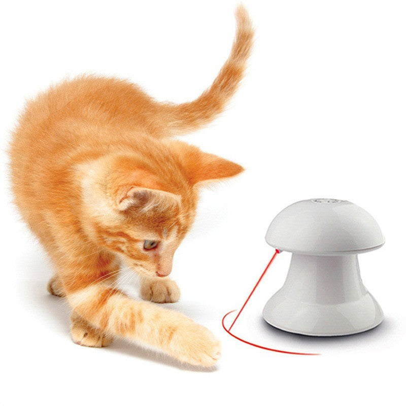 360-Degree Laser Cat Toy with Infrared Light