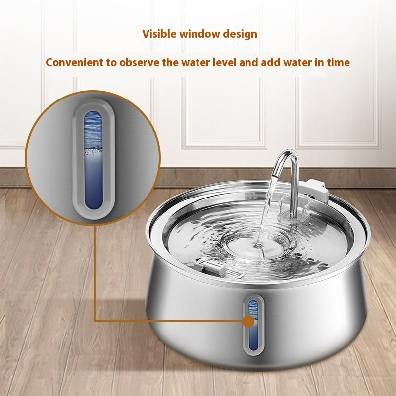 Pet Stainless Steel Water Dispenser
