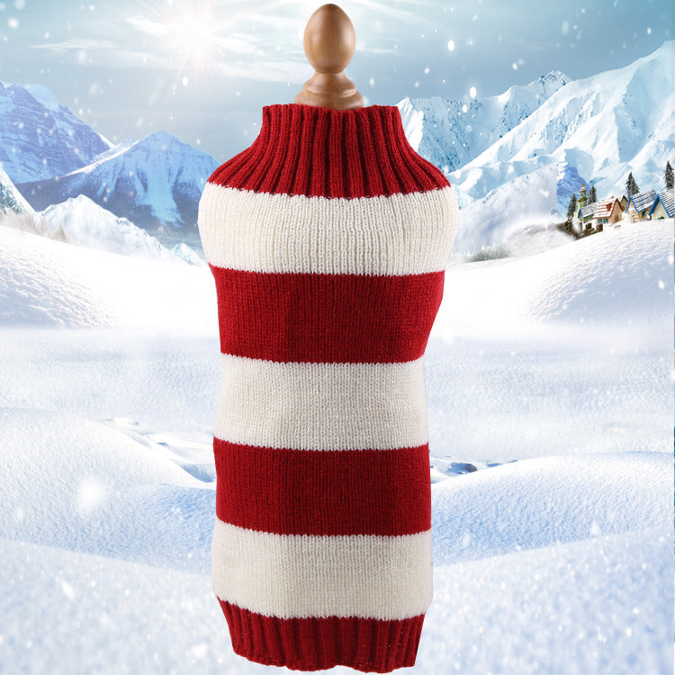 Cashmere Twisted Rope Dog Sweater and Pet Clothes