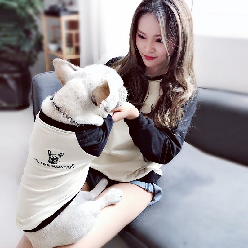 Korean Style Long-Sleeved T-Shirt for Dogs