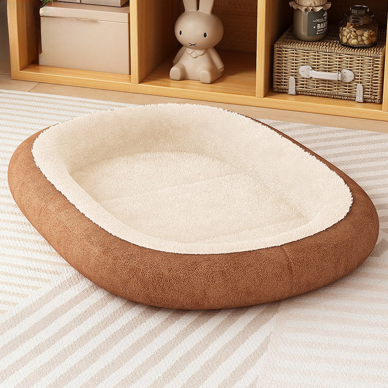 Winter Plush Pet Kennel Bed