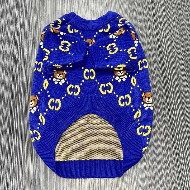 Thick Warm Pet Sweater for Dogs and Cats in Winter