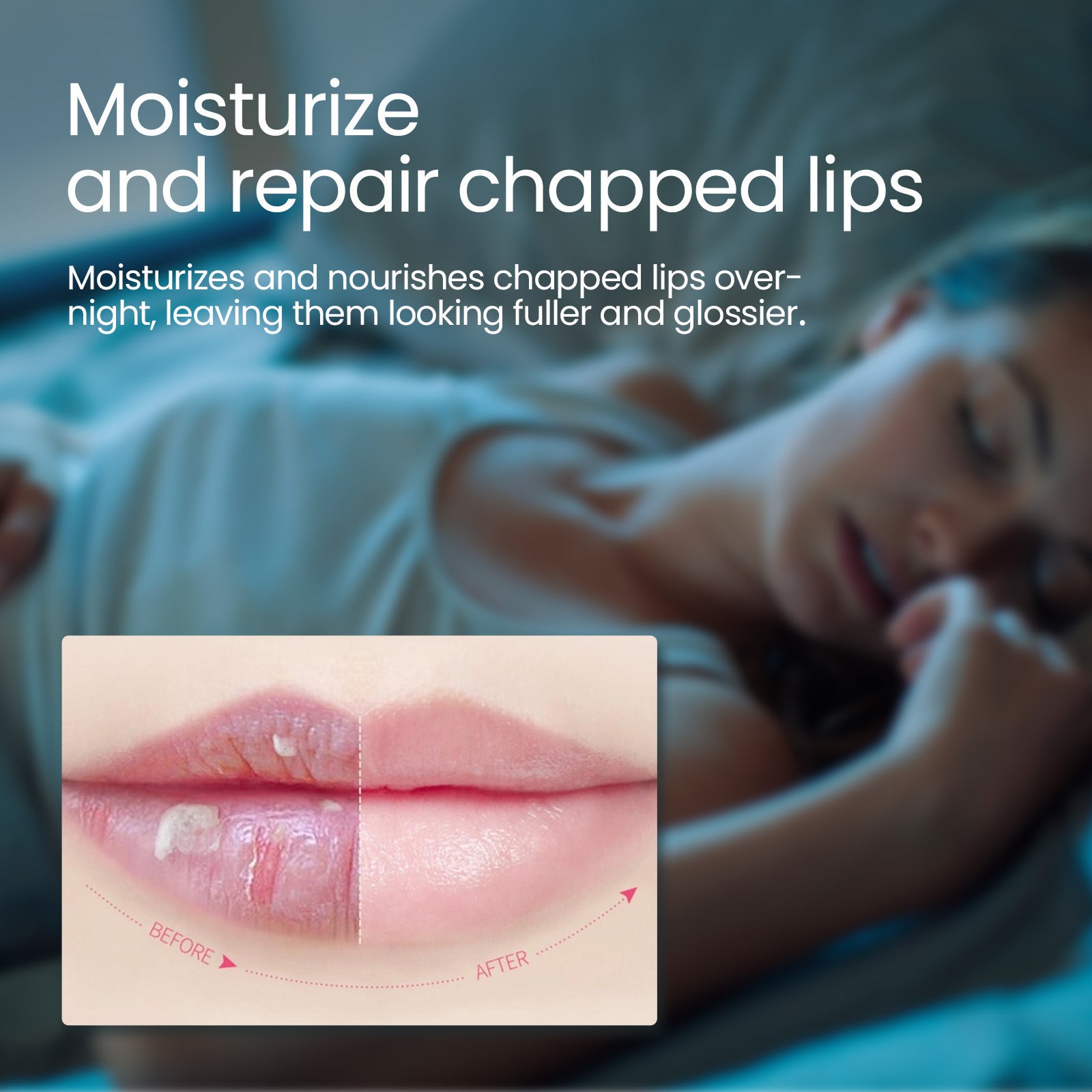 EELHOE Lip Sleeping Mask for Hydration and Exfoliation