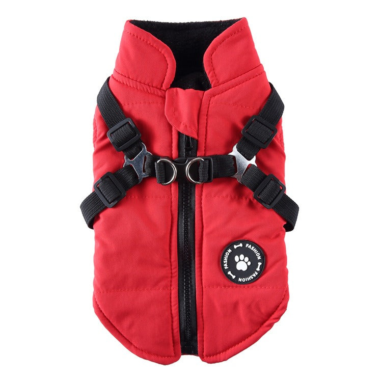 Pet Chest Strap Cotton Padded Jacket