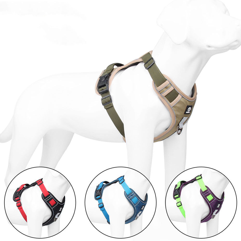Reflective Impact-Resistant Vest for Large Dogs