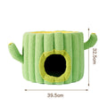 Cactus Cat Scratching Board with Cozy Hideout