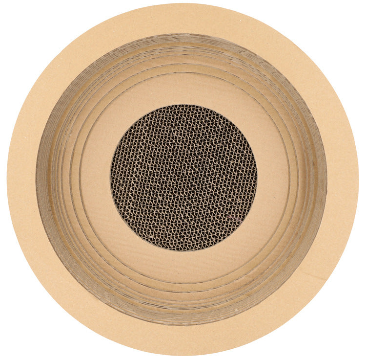 Pet Cat Scratching Board with Bowl-Shaped Corrugated Paper