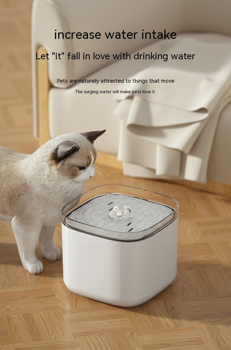 Smart Cat & Dog Water Fountain 3L, Anti-Dry Protection