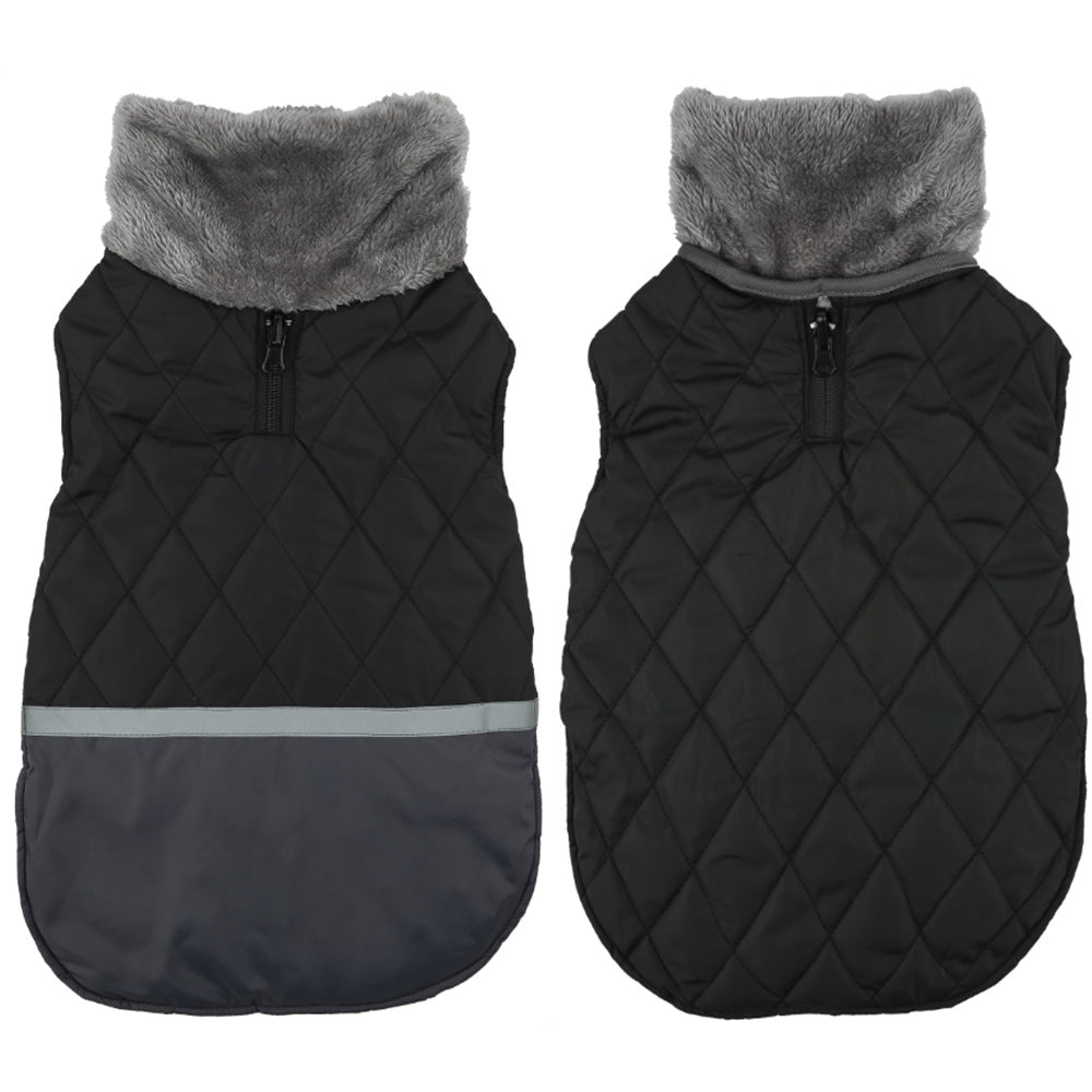 Double-sided Plush Lapel Pet Clothes