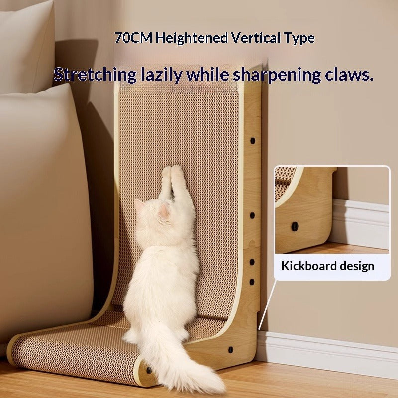 L-Shaped Vertical Cat Scratcher