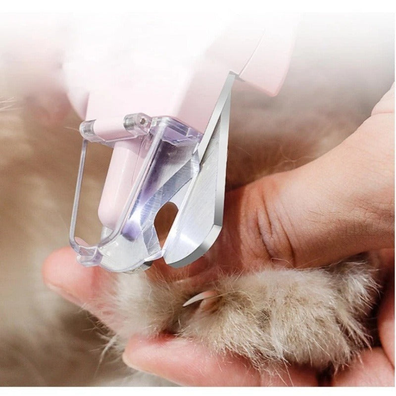 Pet Nail Trimmer with Light 2-in-1 Clipper & Grinder