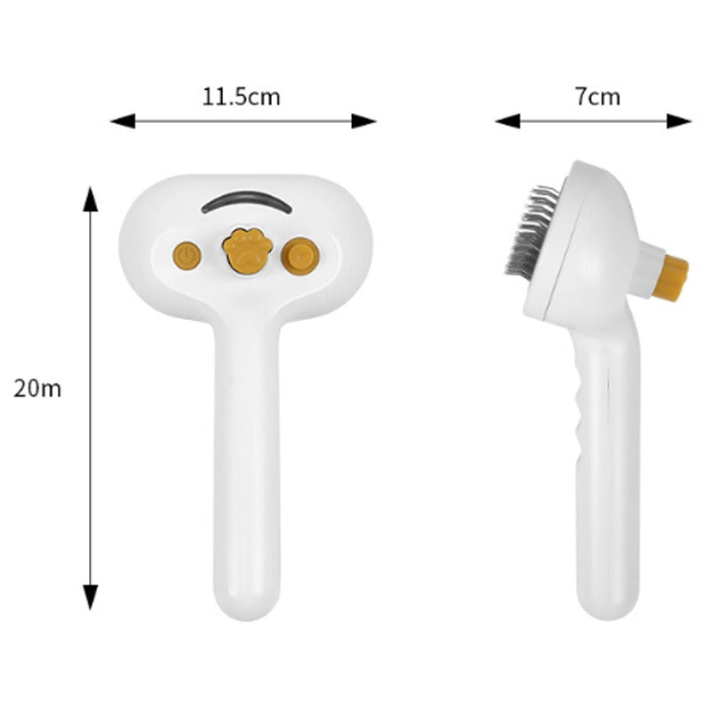 Pet Steam Slicker Brush with Spray