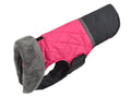 Waterproof Reversible Dog Coat with Fur Collar