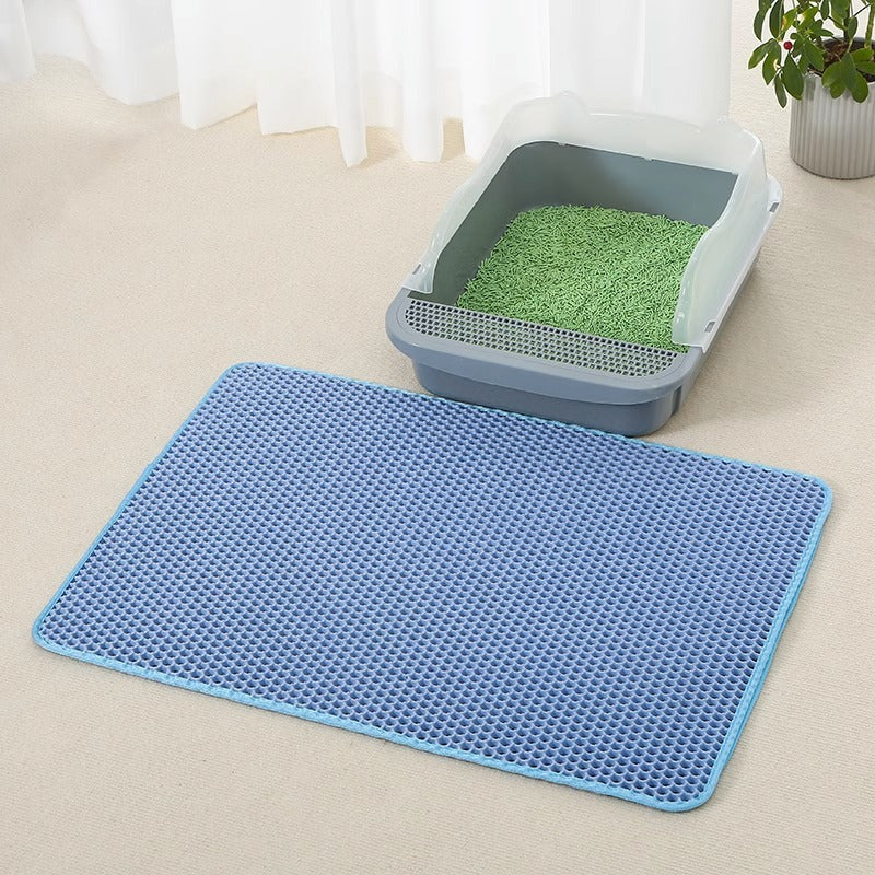 EVA Double-Layer Anti-Splash Cat Litter Mat