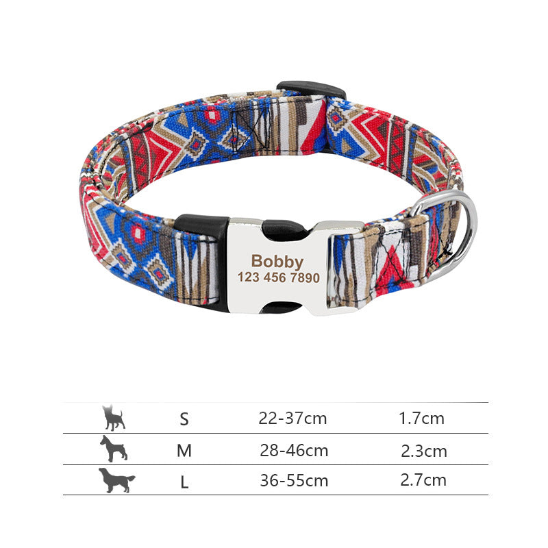 Custom Engraved Dog Collar for Small to Large Breeds
