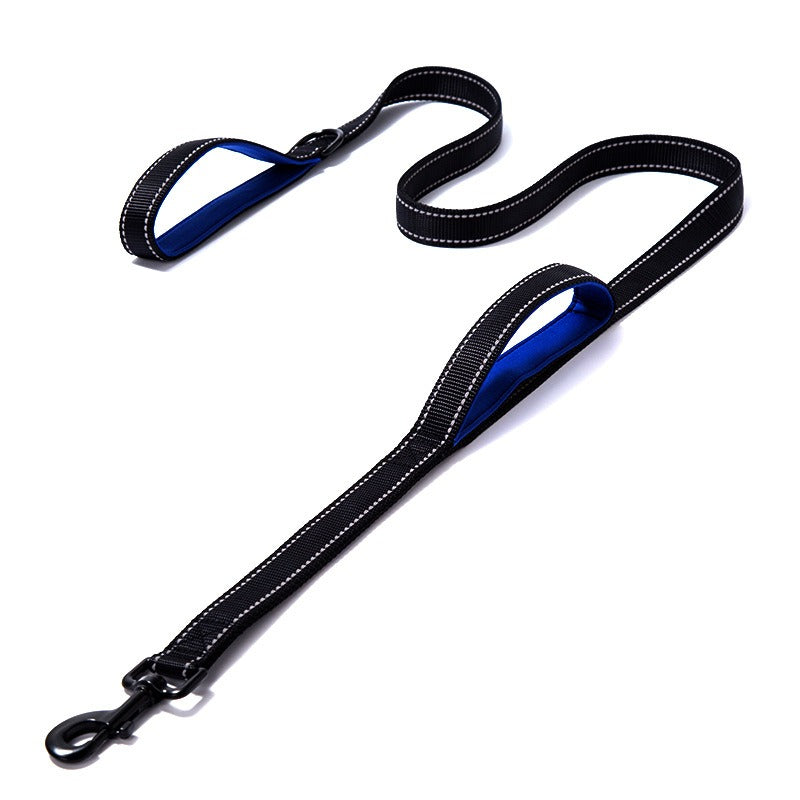 Reflective Nylon Dog Leash - Double Layer