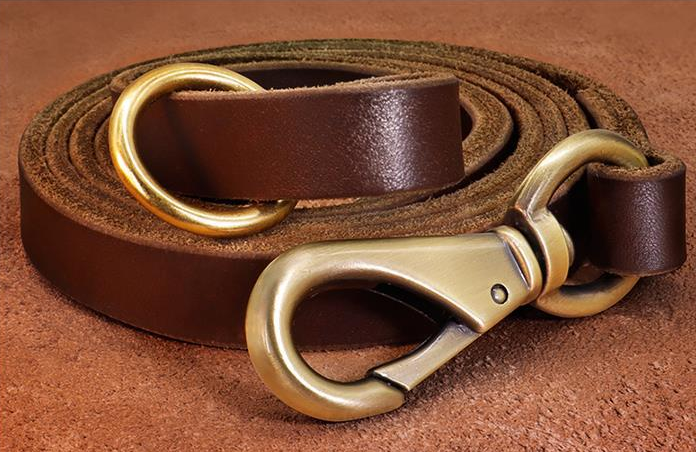 Genuine Leather Leash for Large Dogs like Labradors