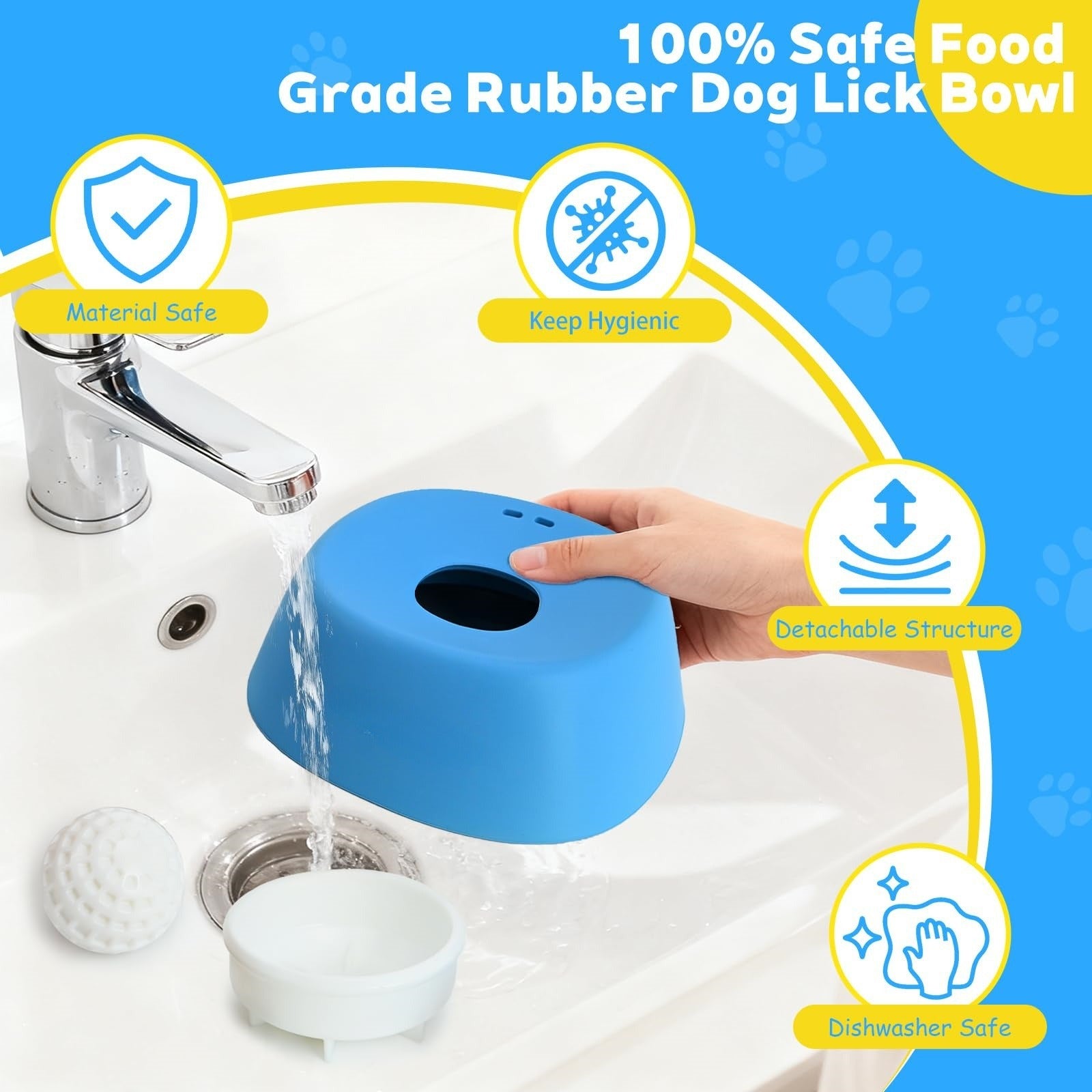 Pet Slow Feeder Dog Licking Bowl