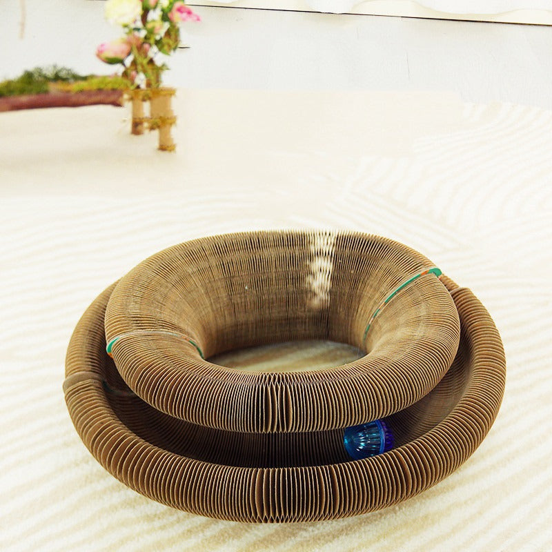 Foldable Corrugated Cat Scratching Board