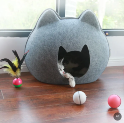 Felt Cat House
