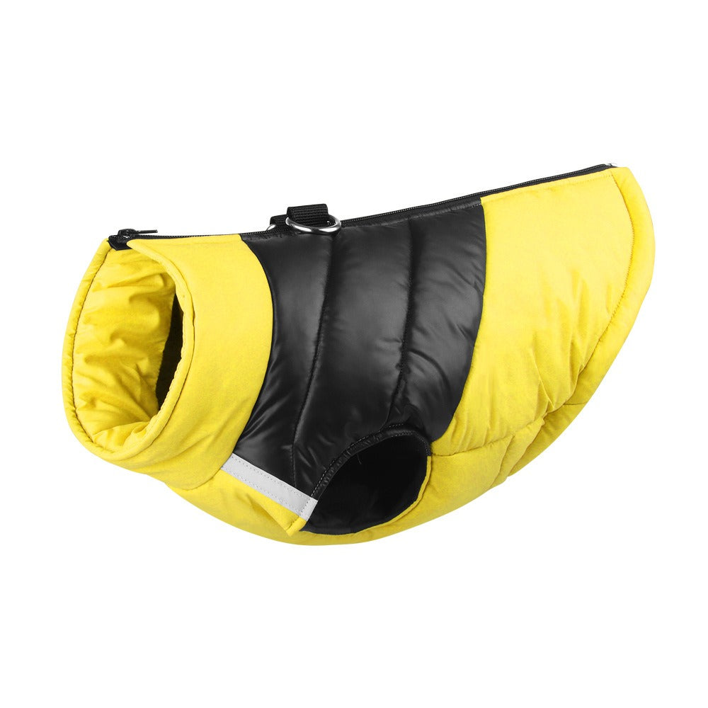 Waterproof Winter Dog Vest Jacket with Zipper